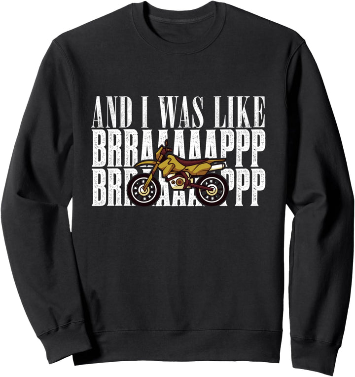 Motocross-Fahrer Motocrossbike Motorrad I Motocross-Rennen Sweatshirt
