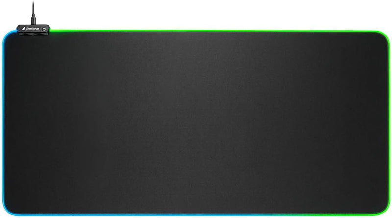Sharkoon 1337 RGB V2 900 Gaming Mauspad 900 Wasserabweisende RGB Beleuchtung, 900 Wasserabweisende R