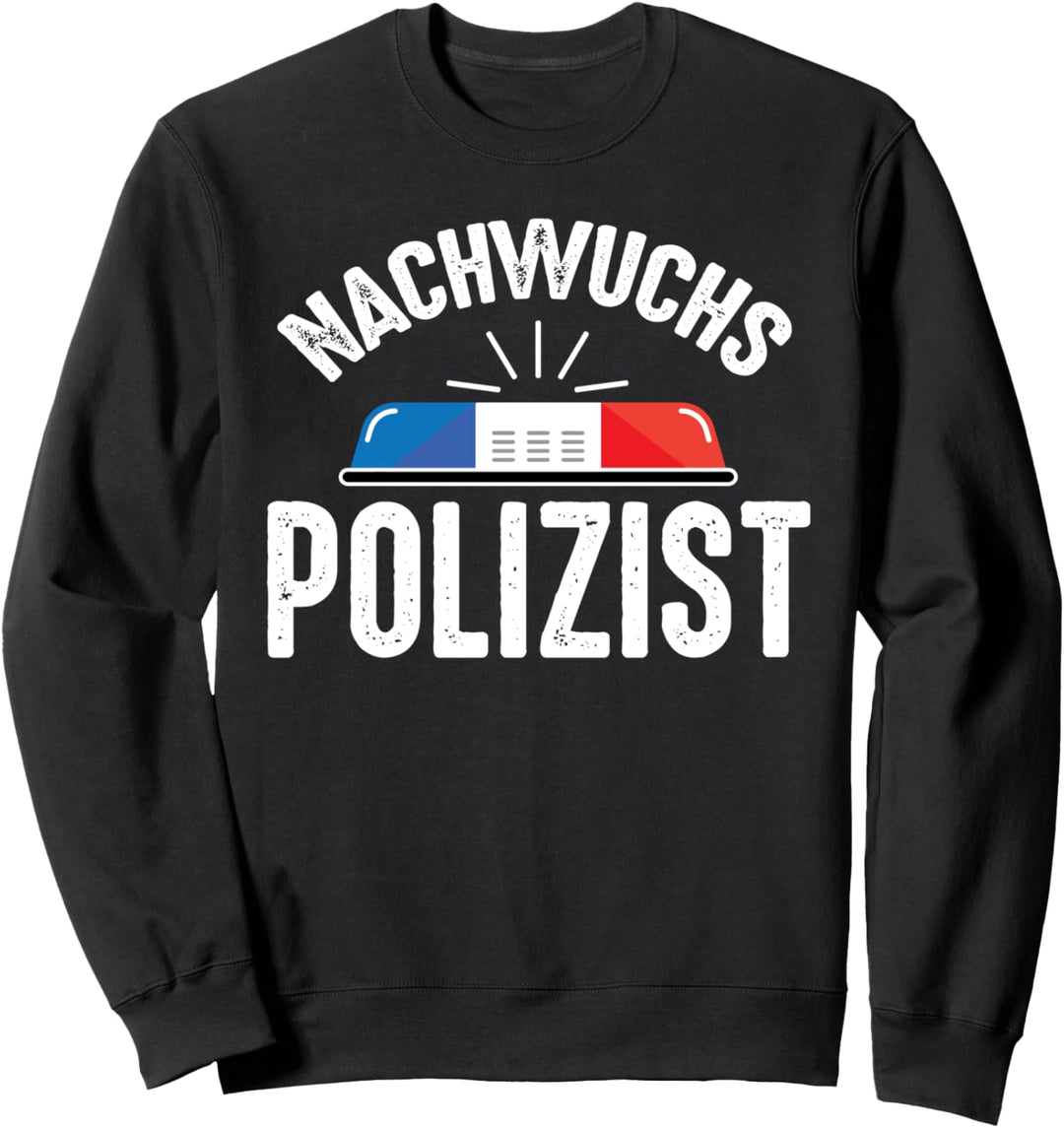 Nachwuchs Polizist Polizeiauto Streifenwagen Cop Geschenk Sweatshirt