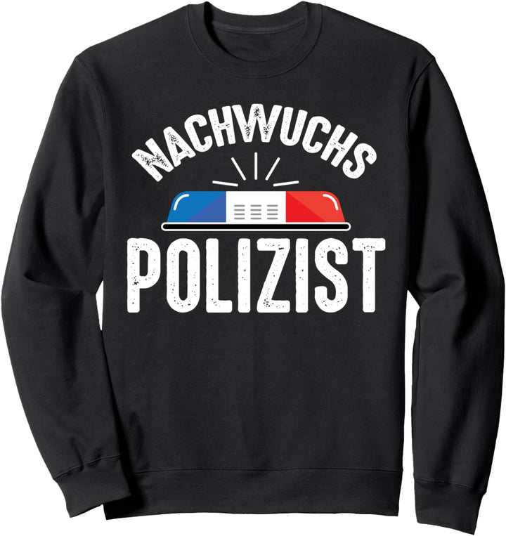 Nachwuchs Polizist Polizeiauto Streifenwagen Cop Geschenk Sweatshirt