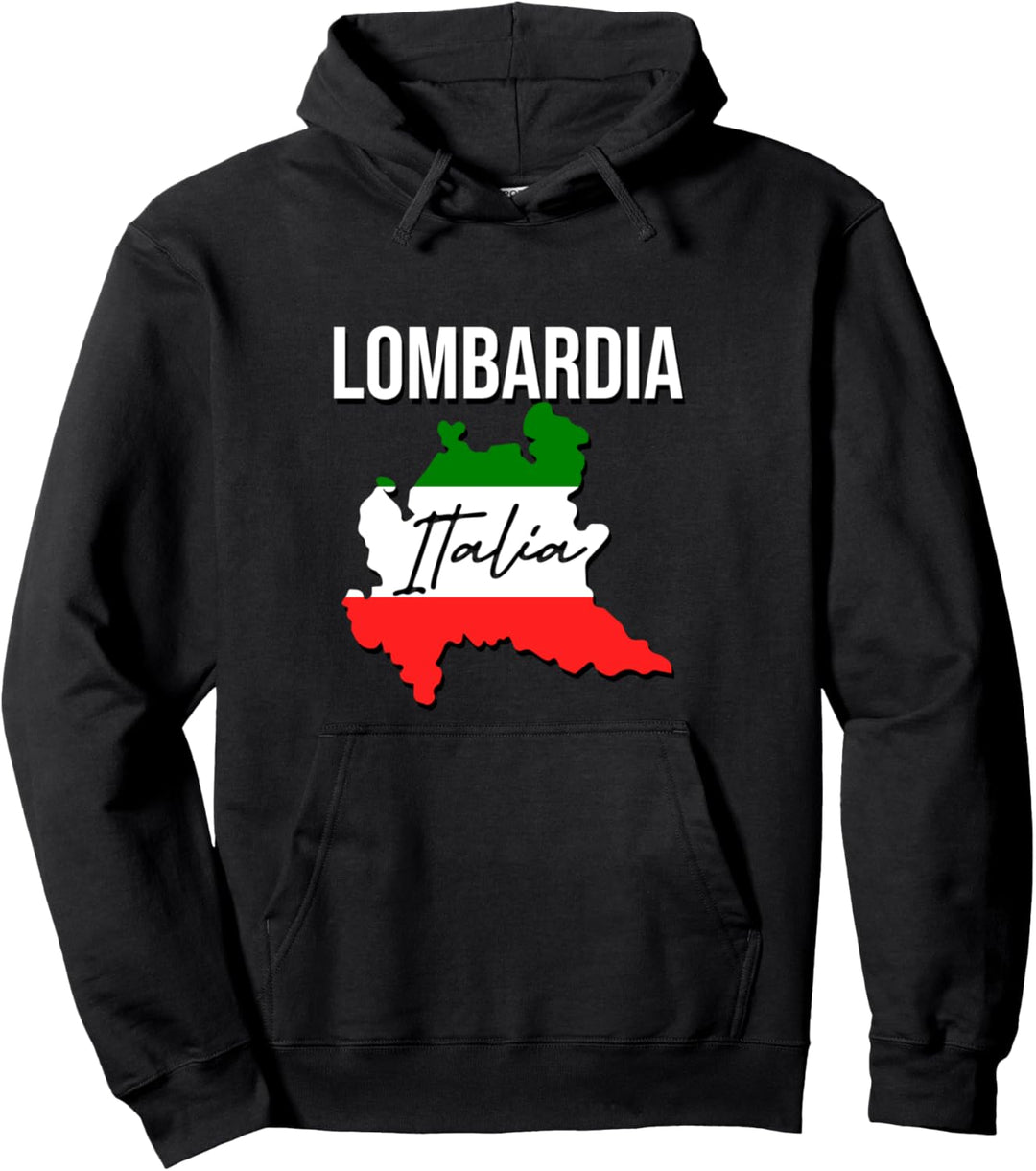 Lombardia Italien Flagge Italien Herren Damen Pullover Hoodie