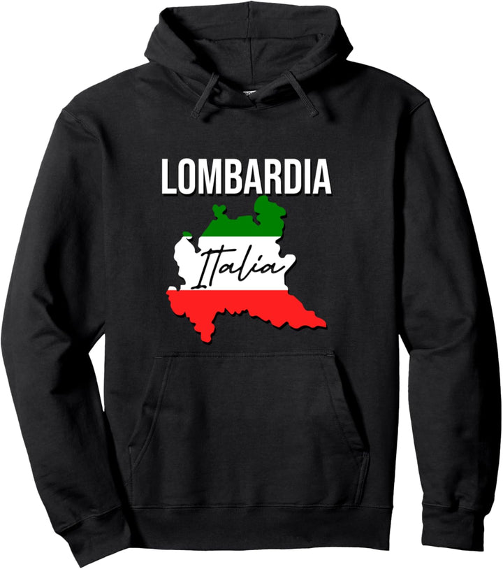 Lombardia Italien Flagge Italien Herren Damen Pullover Hoodie