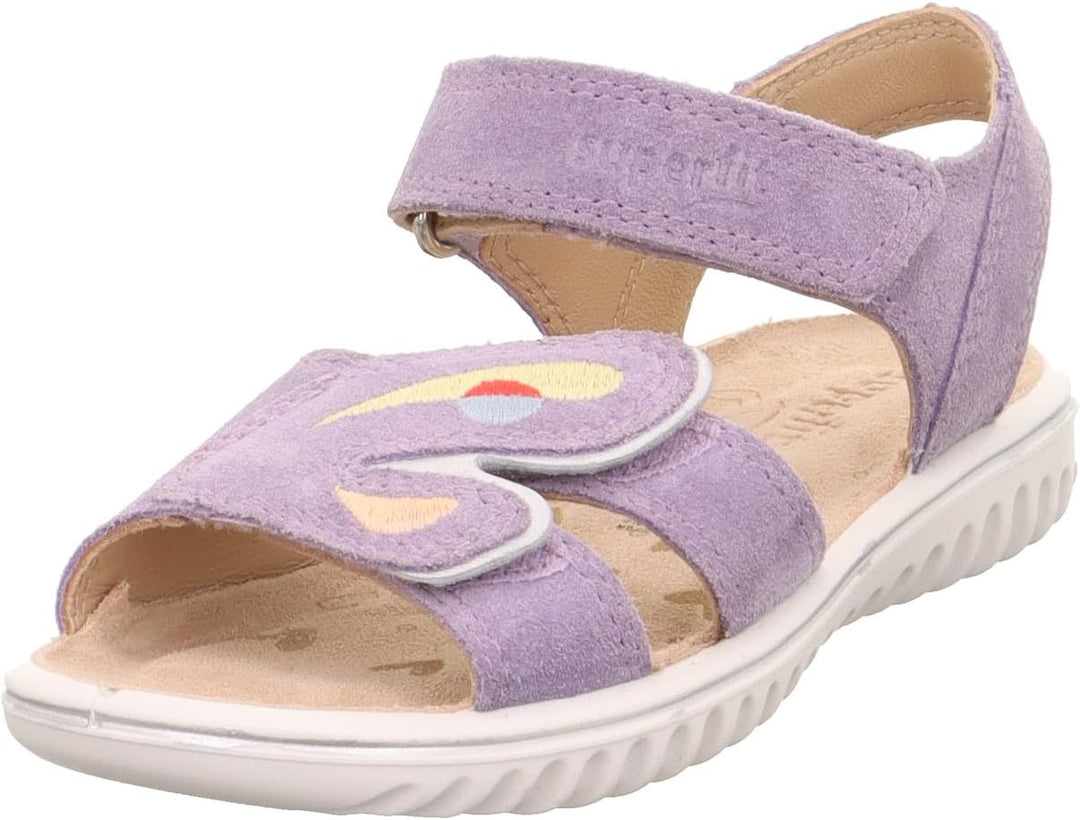Superfit Mädchen Sparkle Sandale, 25 EU Lila 8500