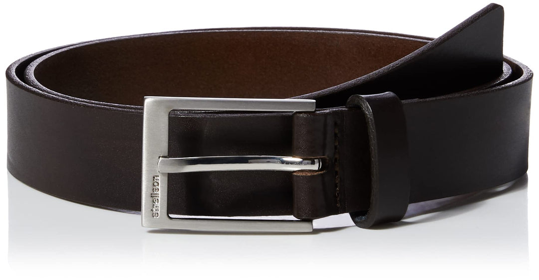 Strellson Herren Gürtel 80 Dunkelbraun, 80 Dunkelbraun
