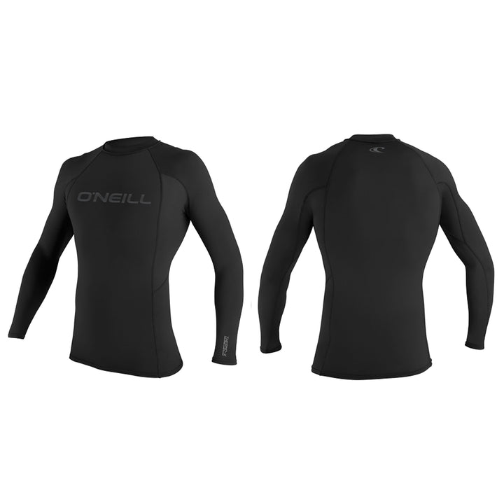 O';Neill Jugend Kinder Junior Thermo-X Langarm - Mannschaft Top Schwarz - Easy Stretch Schnell Dry -