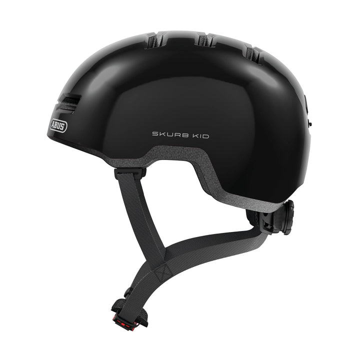 ABUS Kinderhelm Skurb Kid - robuster Fahrradhelm im Skater-Look mit Platz für einen Zopf und vielfäl