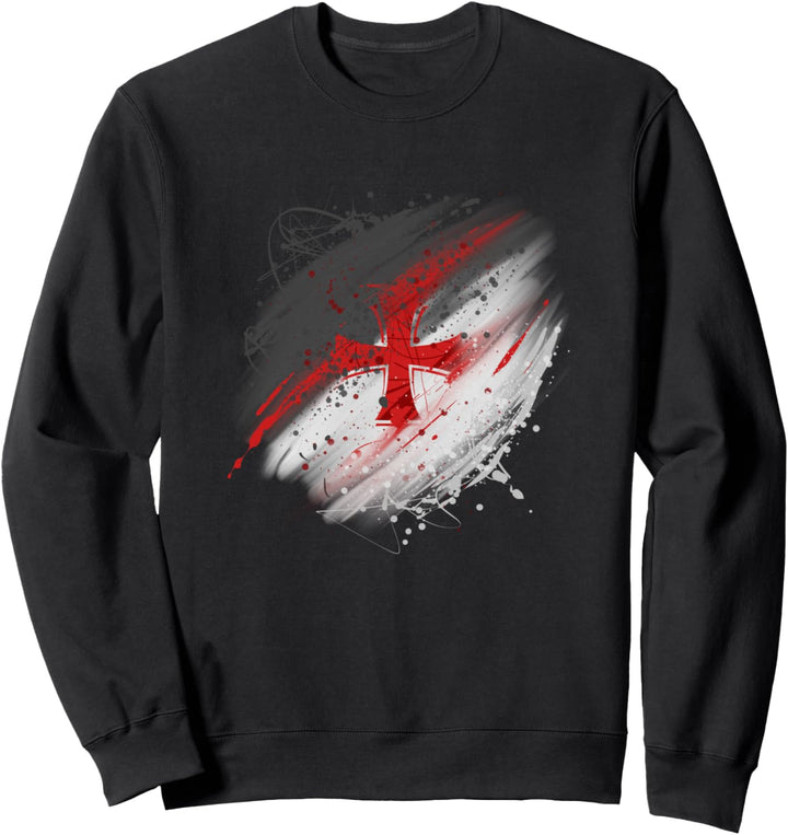 Ritter Templer Kreuz Geschenk Ritter Templer Sweatshirt