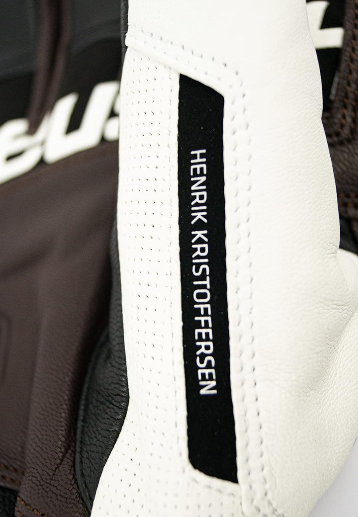 Reusch Herren Henrik Kristoffersen extra Warmer, winddichter und atmungsaktiver Skihandschuh 9 Weiss