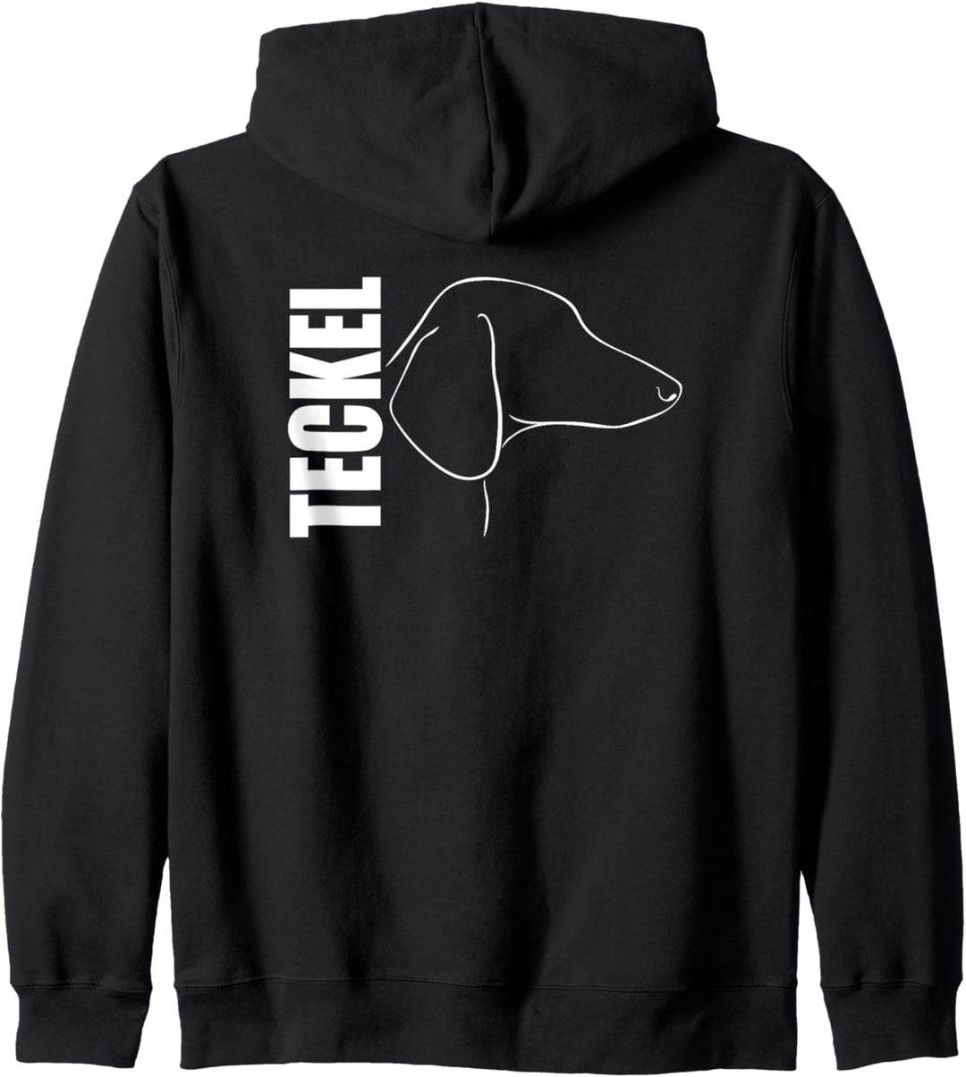 Teckel Profil Hunderasse Dackel Hund Hunde Kapuzenjacke