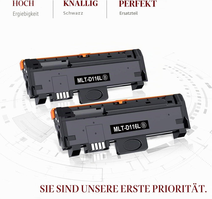 Toner Kingdom MLT-D116L Compatible Toner Cartridge for Samsung MLT-D116S for Samsung Xpress M2835DW