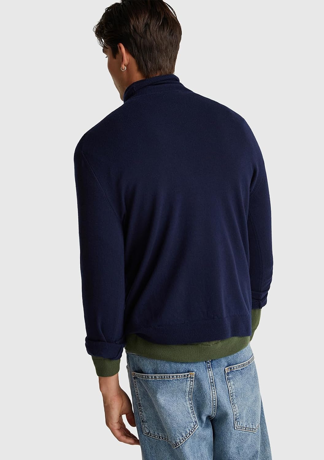 United Colors of Benetton Herren Pullover XS Dunkelblau 016, XS Dunkelblau 016