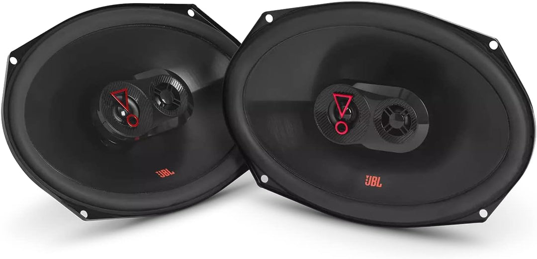 JBL Stage3 9637F 3-Wege Auto Lautsprecher Set von Harman Kardon ohne Gitter - 375 Watt KFZ Ovale Aut