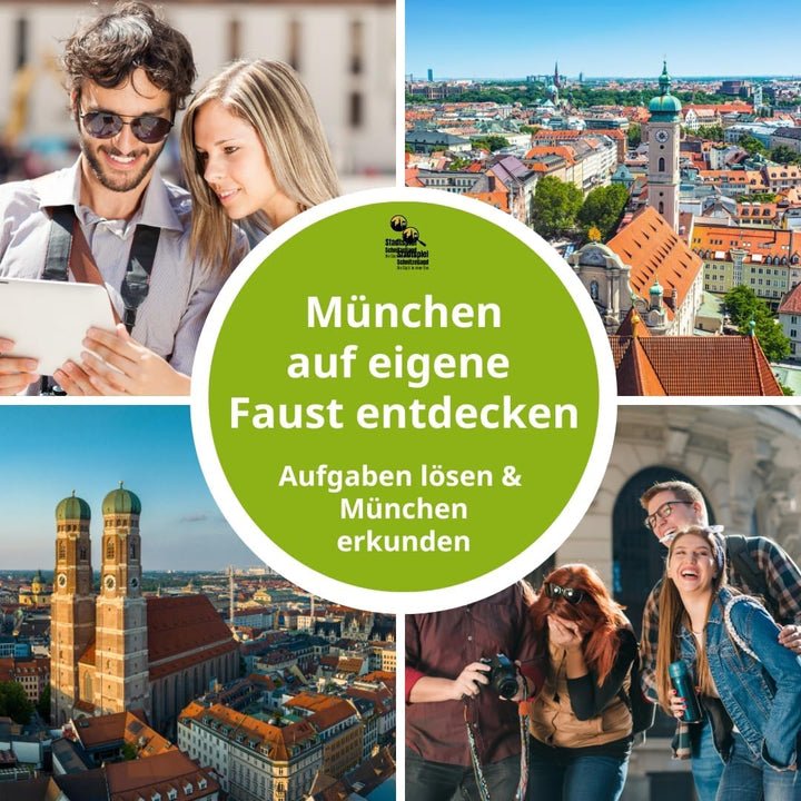 Schnitzeljagd München: Stadtspiel München für Touristen, Familien oder Teamevents. Entdecke München