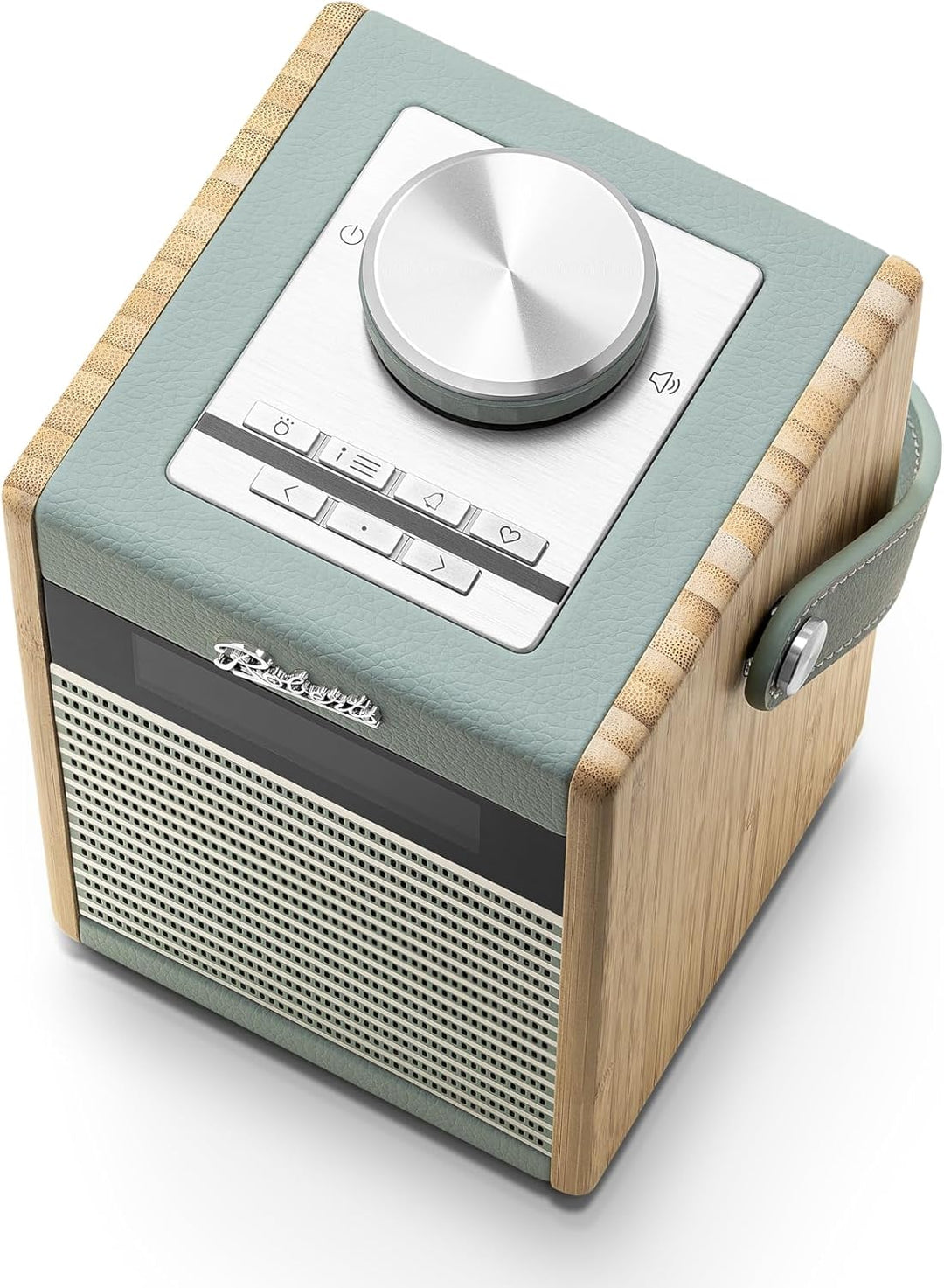 Rambler Midi Retro-Radiowecker, tragbar, Dab+/FM/Bluetooth, Himmelblau