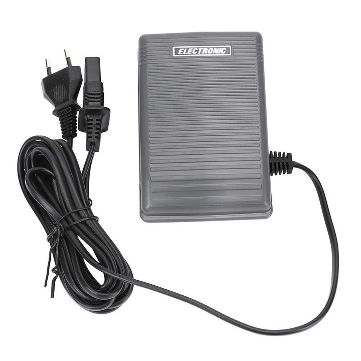 Fusspedal der Nähmaschine mit 220-240 V EU-Stecker-Stromkabel Kompatibel mit Brother-Nähmaschine