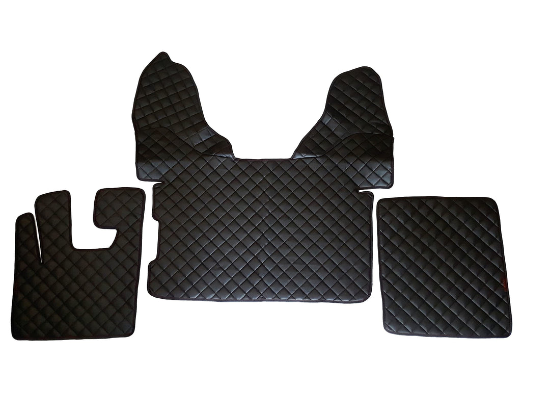 Set Bodenmatten Motormatte Abdeckung für LKW DAF XF 105 (schwarz)