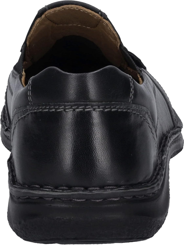 Josef Seibel Herren Slipper Anvers 67,Weite K (Extra weit),Wechselfussbett 39 EU Weit Schwarz, 39 EU