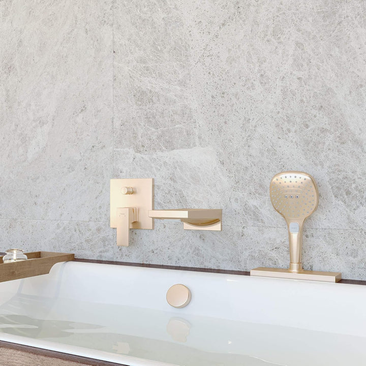 hansgrohe Wannenarmatur Metropol, Unterputz Einhebel-Wannenmischer, Brushed Bronze Brushed Bronze He