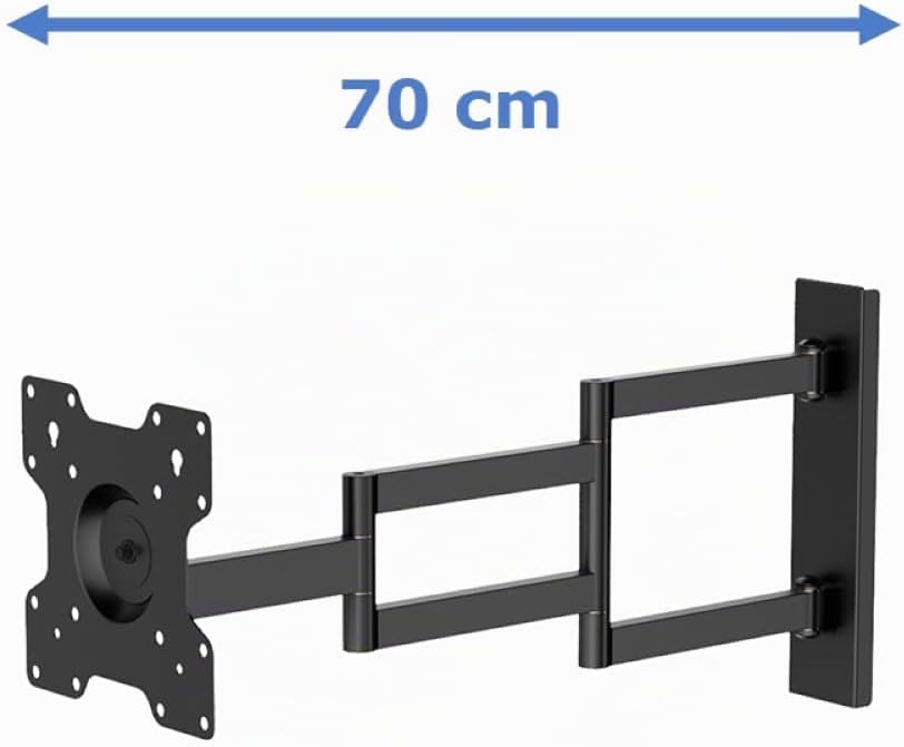 Axis XL 70 cm TV Wandhalterung, Langer Schwenkarm Wandabstand bis 70 cm, ausziehen, schwenken, drehe