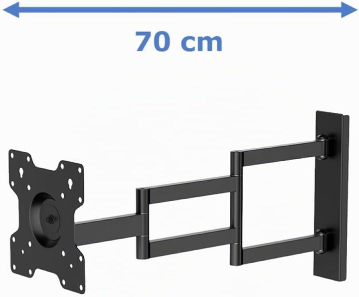 Axis XL 70 cm TV Wandhalterung, Langer Schwenkarm Wandabstand bis 70 cm, ausziehen, schwenken, drehe