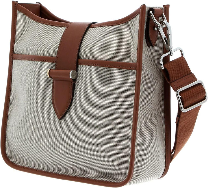 DECADENT Isabella Small Canvas Crossover Cognac