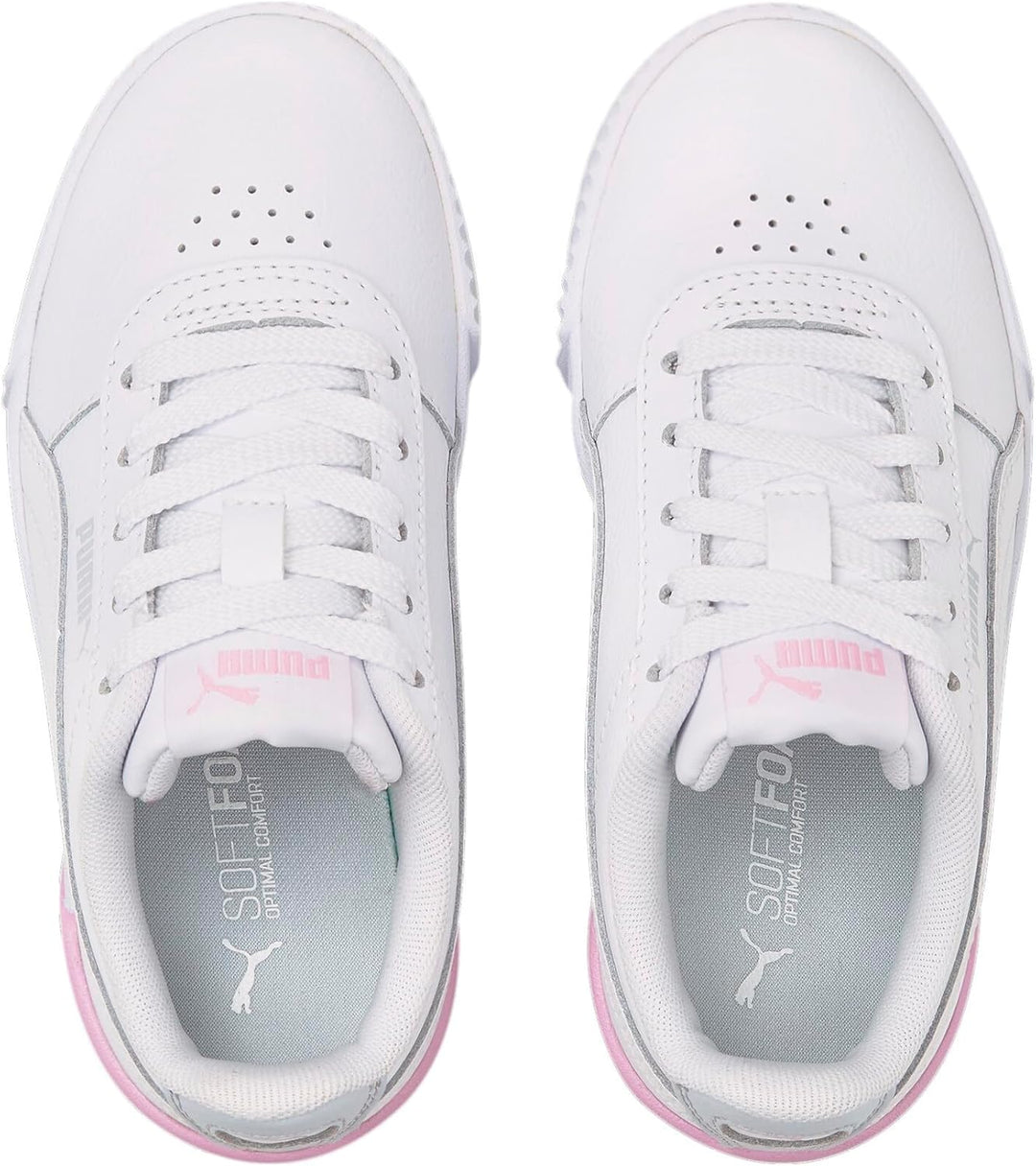 Puma Jungen Unisex Kinder Carina L Jr Laufschuhe 38 EU Puma White Puma White Arctic Ice, 38 EU Puma