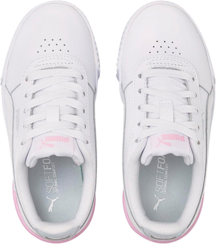 Puma Jungen Unisex Kinder Carina L Jr Laufschuhe 38 EU Puma White Puma White Arctic Ice, 38 EU Puma