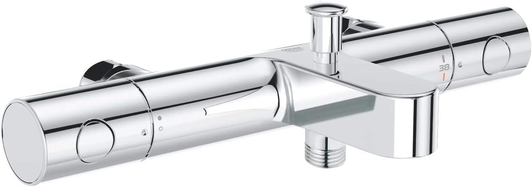 GROHE Grohtherm 800 Cosmopolitan | Thermostat-Wannenbatterie, ohne Anschlüsse - mit ergonomischem Me