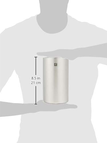 ZWILLING Sommelier, doppelwandiger Weinkühler, 21.6 x 11 x 19 cm, Silber Single, Single