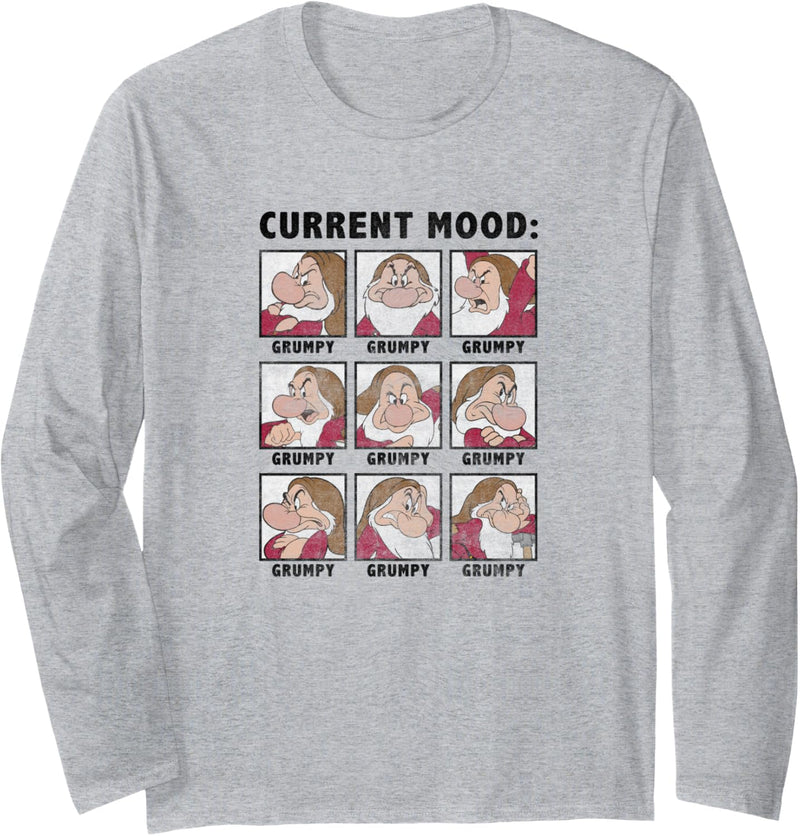 Disney Snow White Current Mood Always Grumpy Langarmshirt