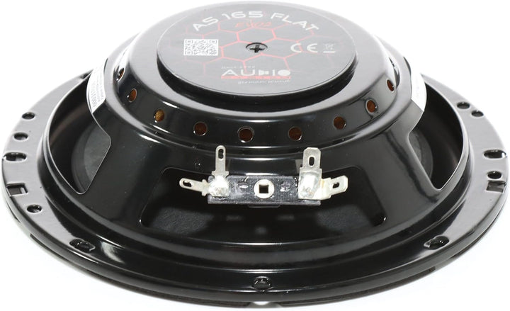 Audio System AS 165 Flat EVO 2 165mm Tief/Mitteltöner extrem flach Lautsprecher Auto Paar