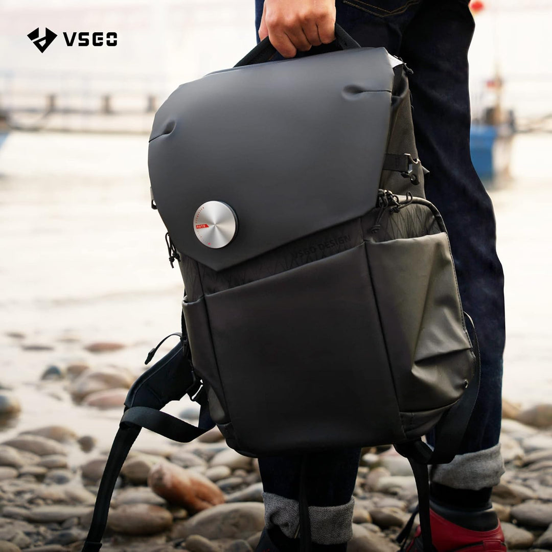 VSGO Kamerarucksack 16L Professionelle DSLR/SLR Fototasche Kompatibel für Sony Canon Nikon Kamera, D