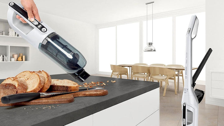 Bosch Serie 4 Akku-Staubsauger Flexxo 25.2V Weiss BBH32551 Polar White Metallic, Polar White Metalli