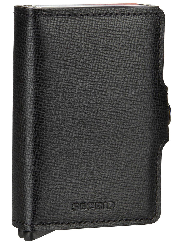 Secrid Herren Twin Reisezubehör-Kartenhalter im Umschlagformat 24mm slim Schwarz, 24mm slim Schwarz