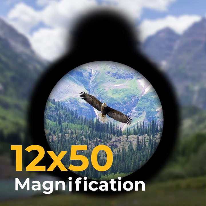 Wingspan Optics Explorer – 12X50 Hochleistungsfähiges Monokular – Heller und klarer Sichtbereich – E