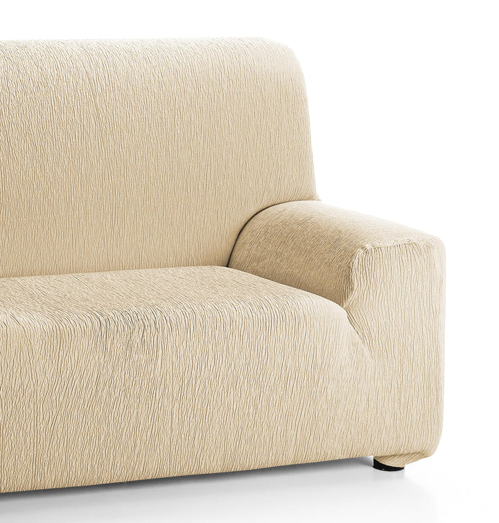 Martina Home Elastischer Sofabezug Modell Emilia 2 Plätze beige, 2 Plätze Beige