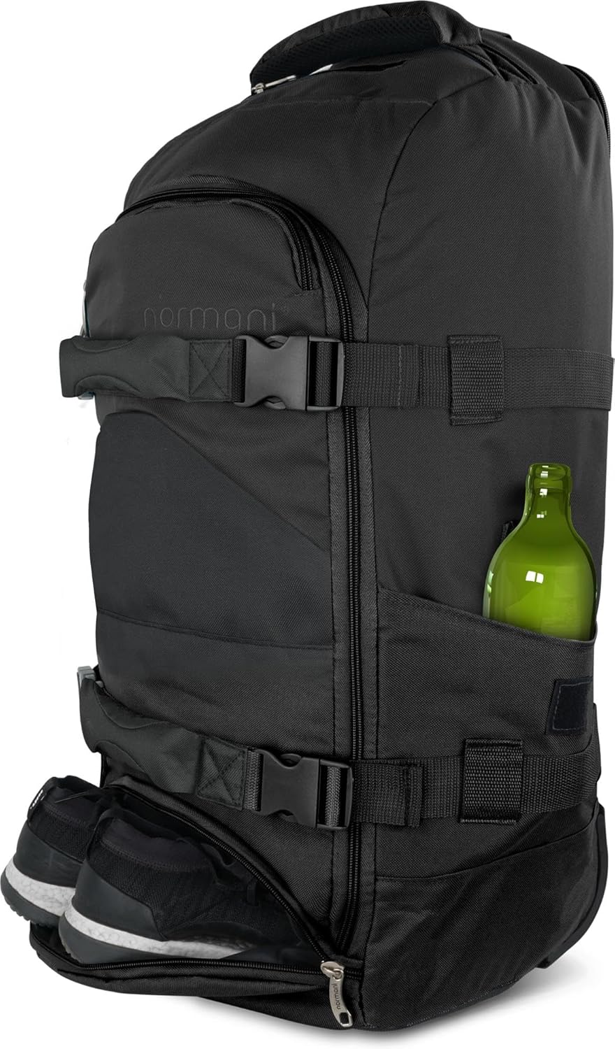 normani Reisetasche Trolley mit Rucksackfunktion 90 Liter - Backpacker mit Frontloader praktischer R