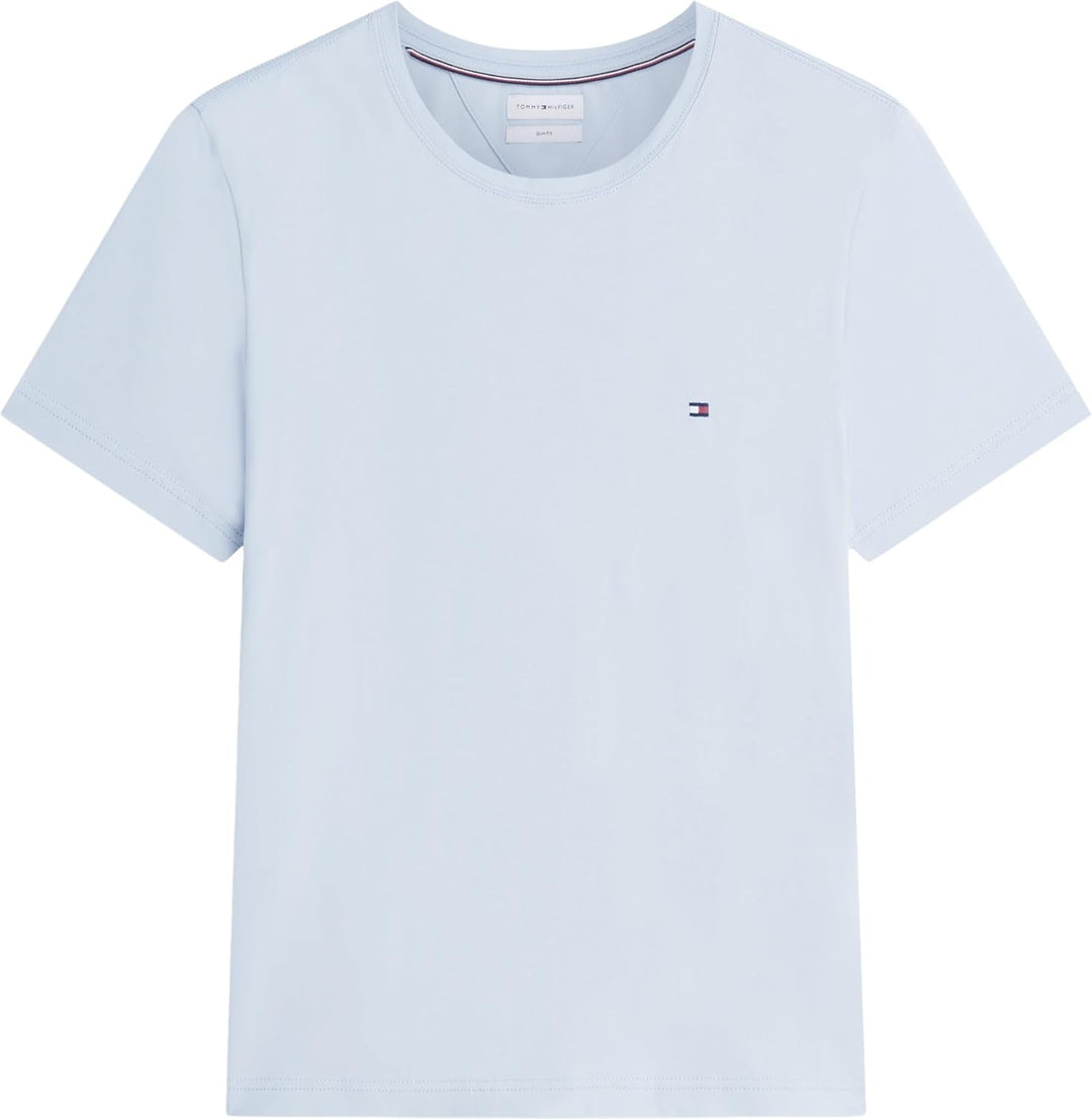 Tommy Hilfiger Herren Kurzarm T-Shirts XS Blue (Breezy Blue), XS Blue (Breezy Blue)