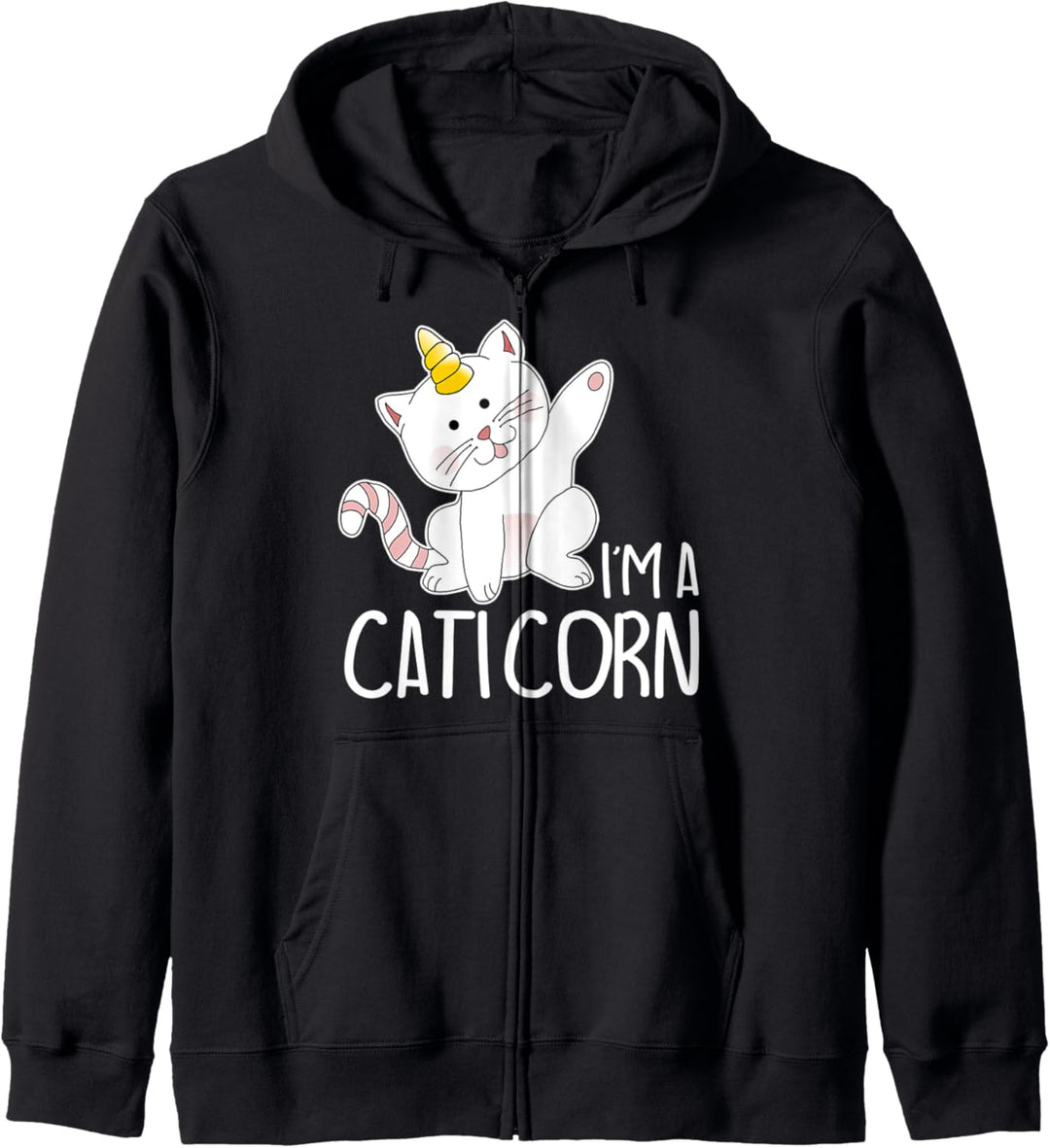 Katzen Einhorn I Süsses Kätzchen I Unicorn I Katzen Kapuzenjacke