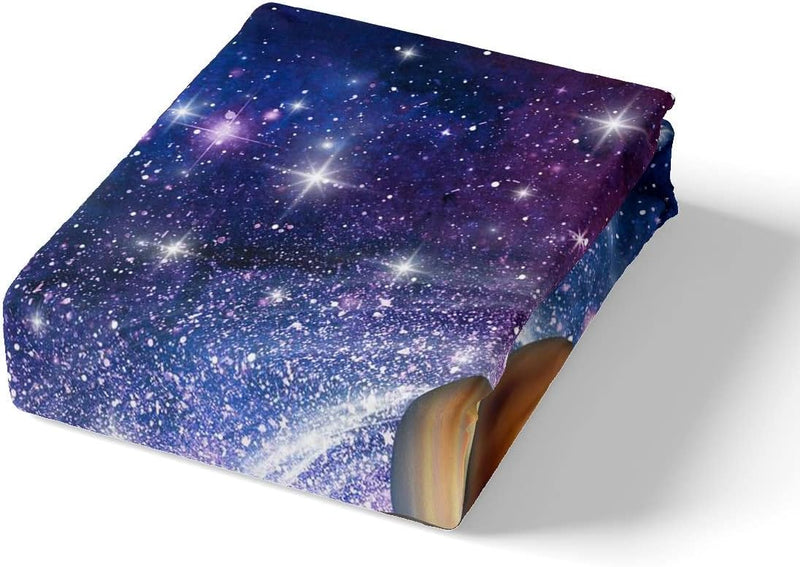 Loussiesd Galaxis Bettw?sche Weltraum Themen Bettbezug für Kinder Teens Universum Planet Sternenhimm