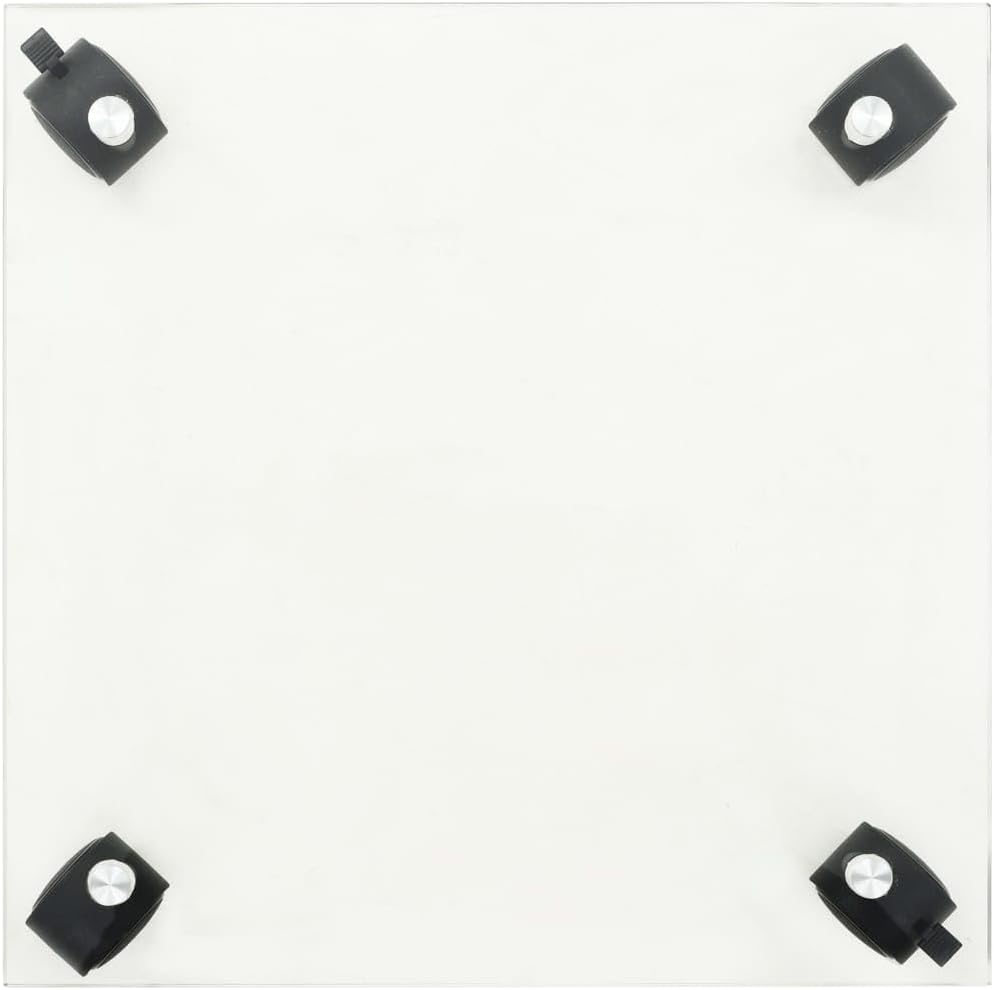 vidaXL 2X Pflanzenroller Hartglas 35x35cm Untersetzer Blumenroller Rollbrett
