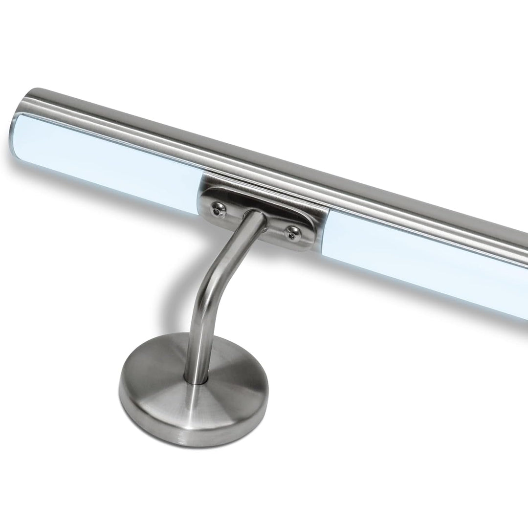 Handlauf für Treppen aus Edelstahl | Handlauf mit warmweissen LEDs kaltweiss kaltweiss mehrfarbig Vo