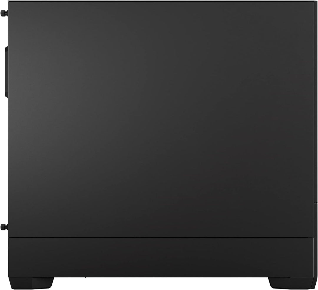 Fractal Design Pop Mini Silent Black – Solid - Bitumen Side Panels and Sound-dampening Foam - Three