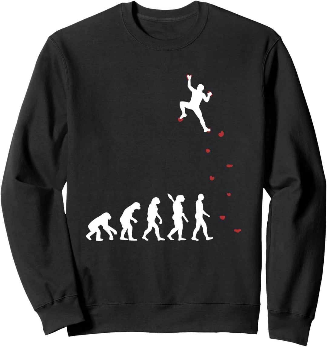 Bouldering Sprüche | Kletter Halle Klettern & Bouldern Sweatshirt