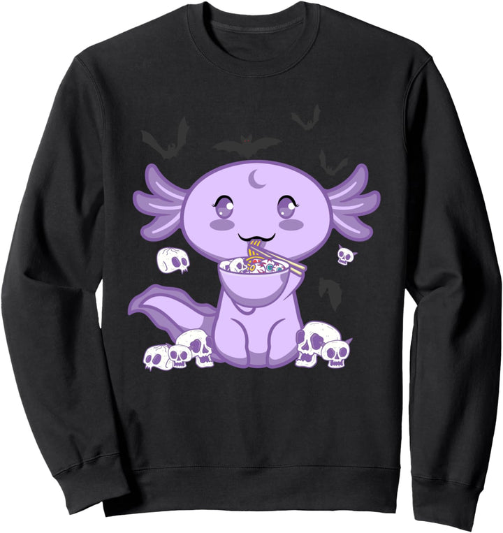 AXOLOTL RAMEN GOTH AXOLOTL Sweatshirt
