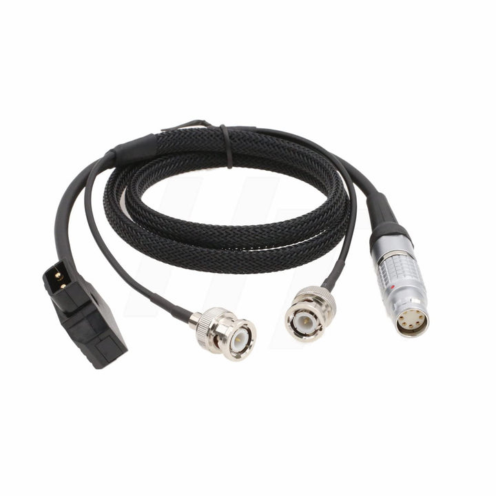 HangTon Stromkabel D-Tap P-Tap auf 8 Pin und 3G HD-SDI BNC Y Kabel für ARRI Alexa Mini, Amira, Alexa