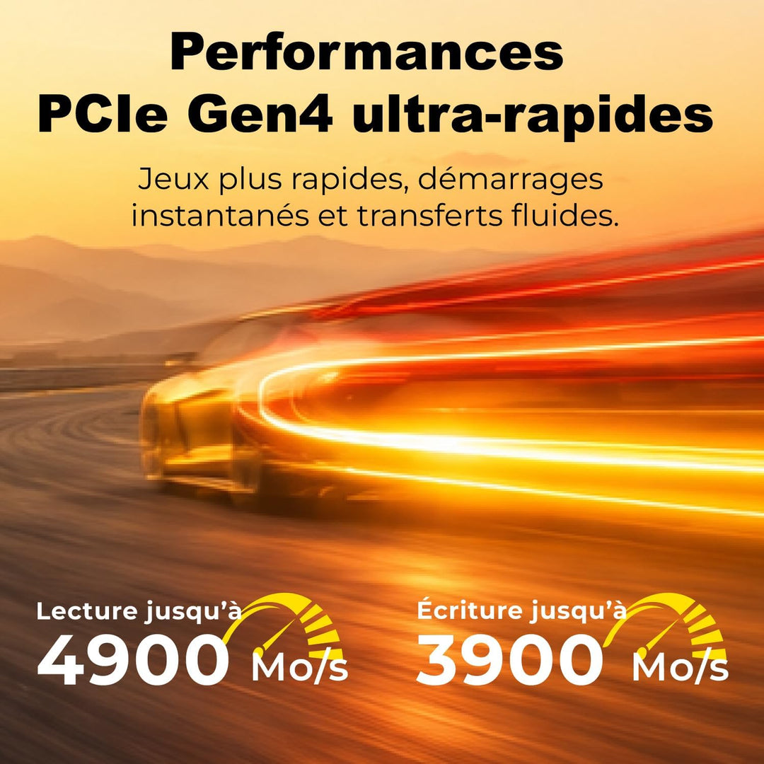 LinkMore XE400 Pro 256GB NVMe SSD M.2 2280, PCIe Gen4 x4 (PCIe 4.0) interne SSD, bis zu 3600 MB/s Le