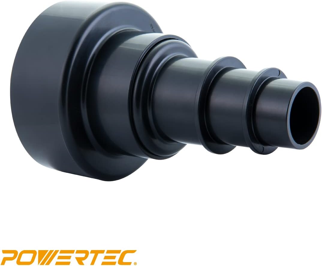 POWERTEC 70297 Modularer Schritt 4 in 1 Adapter - Shop Vac Staubsammler Schlaucharmaturen 1 Count (P