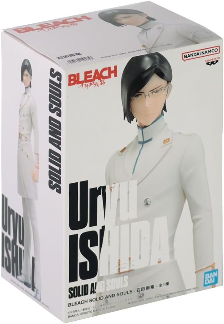 BANPRESTO Bleach - Uryu Ishida - Figurine Solid and Souls 17cm, Uryu Ishida