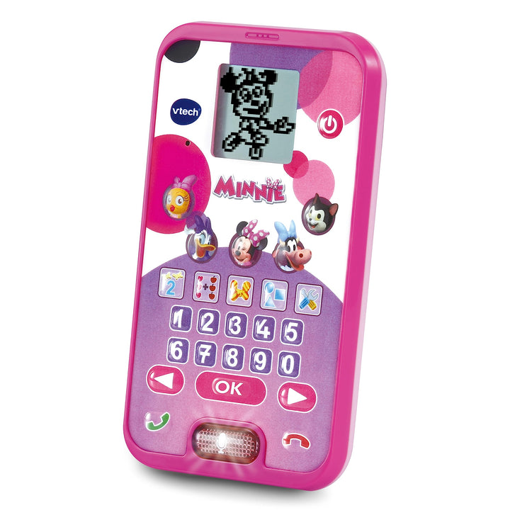 VTech Minnies Lernhandy – Mit den Originalstimmen von Minnie und Daisy sowie spannenden Lernspielen